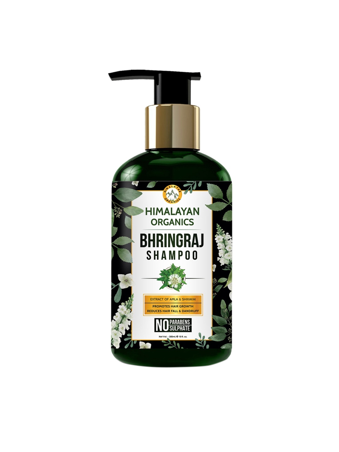 

Himalayan Organics Paraben & Sulphate Free Bhringraj Shampoo with Amla & Shikakai - 300 ml, Green