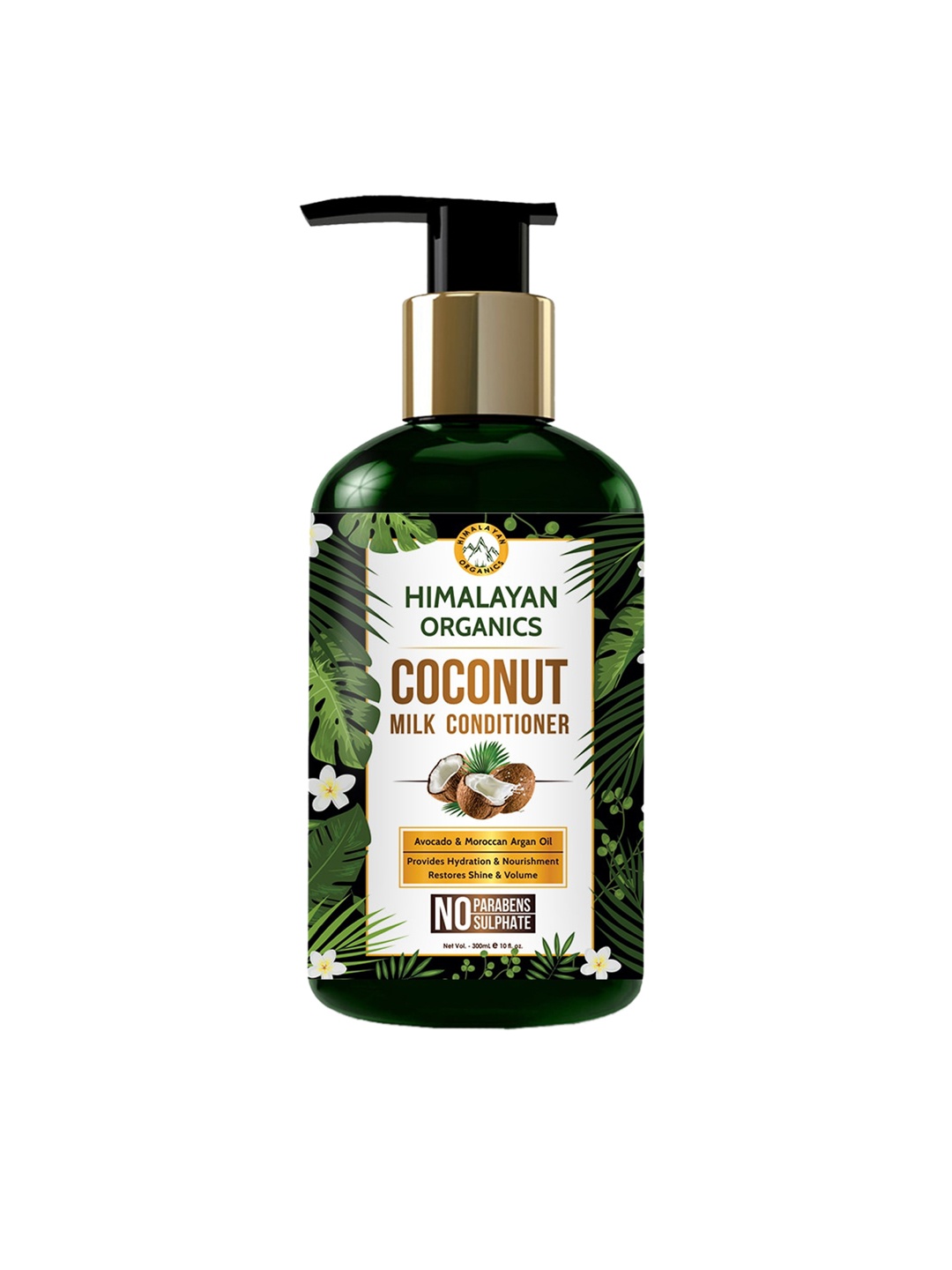 

Himalayan Organics Coconut Milk Hair Conditioner with Avocado & Moroccan Argan Oil- 300 ml, Green