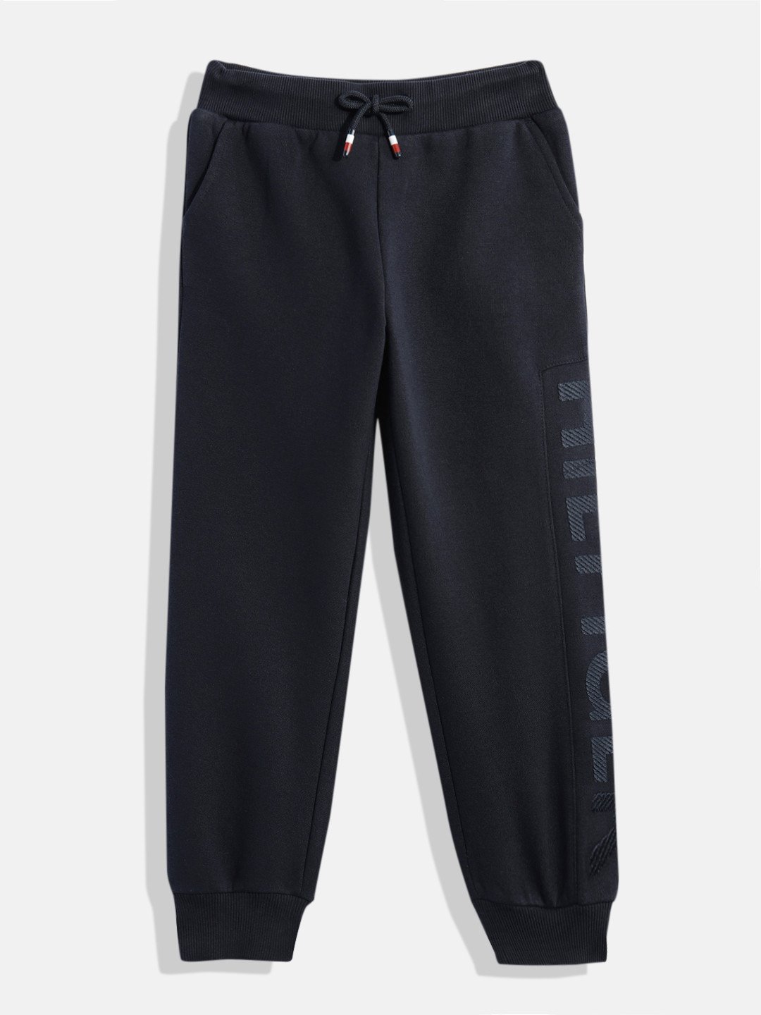 

Tommy Hilfiger Girls Navy Blue Brand Logo Organic Cotton Joggers