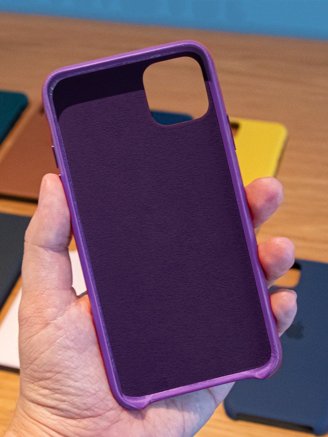 

macmerise Purple Solid iPhone 11 Pro Max Silicone Back Cover