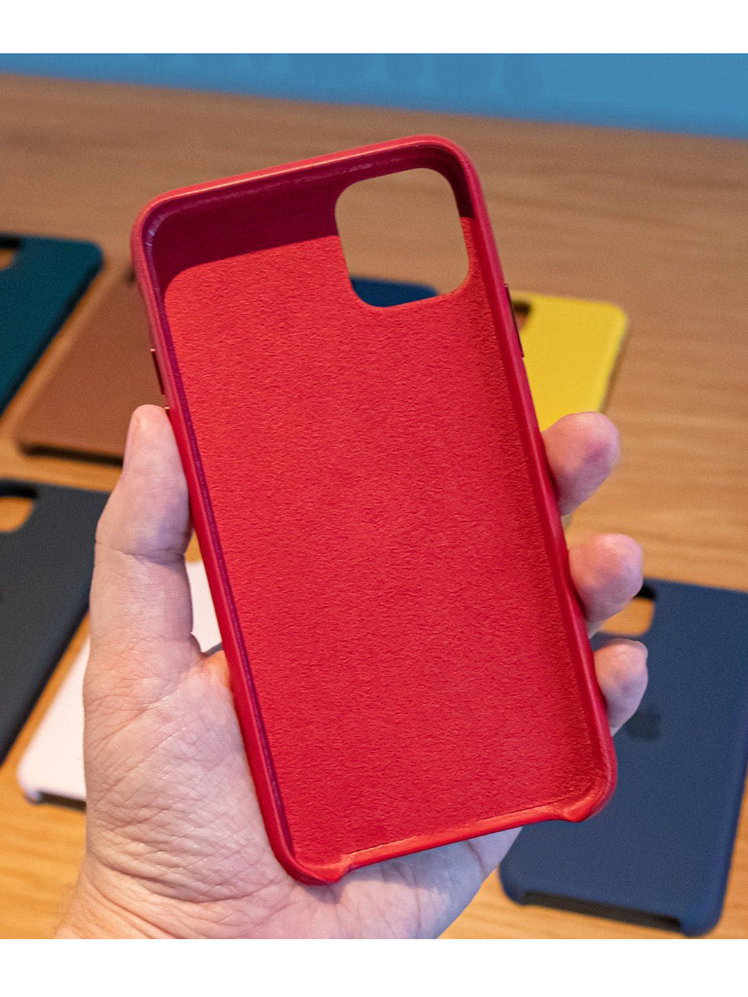 

macmerise Red Solid Silicone iPhone 11 Pro, Multi