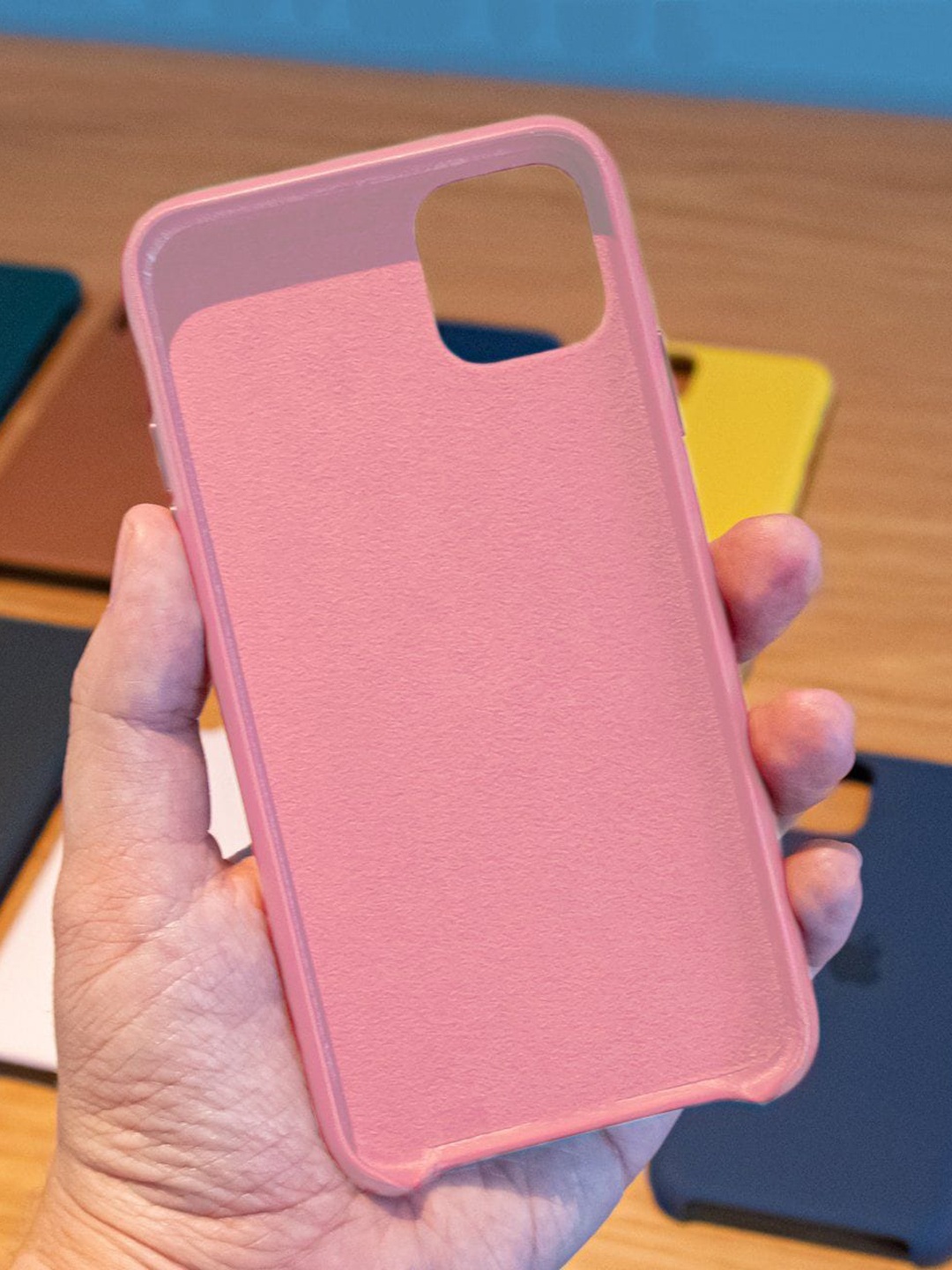 

macmerise Pink Solid iPhone 11 Pro Max Silicone Phone Back Case