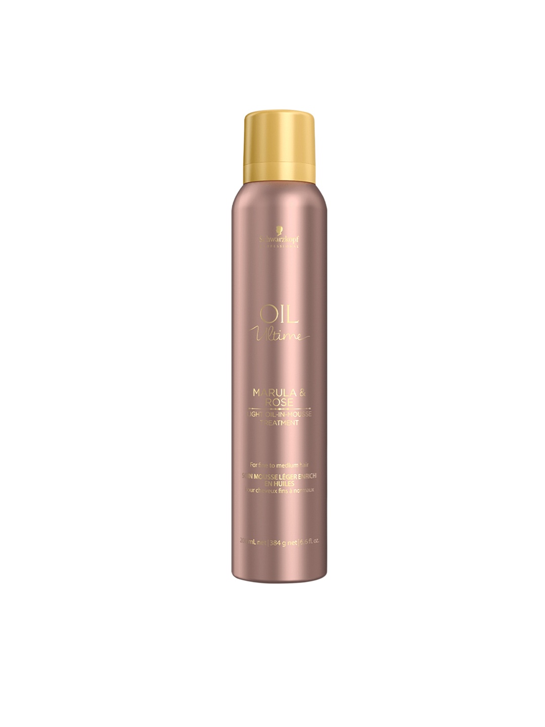 

Schwarzkopf PROFESSIONAL Oil Ultime Light Marula and Rose Oil 200 ml, Transparent