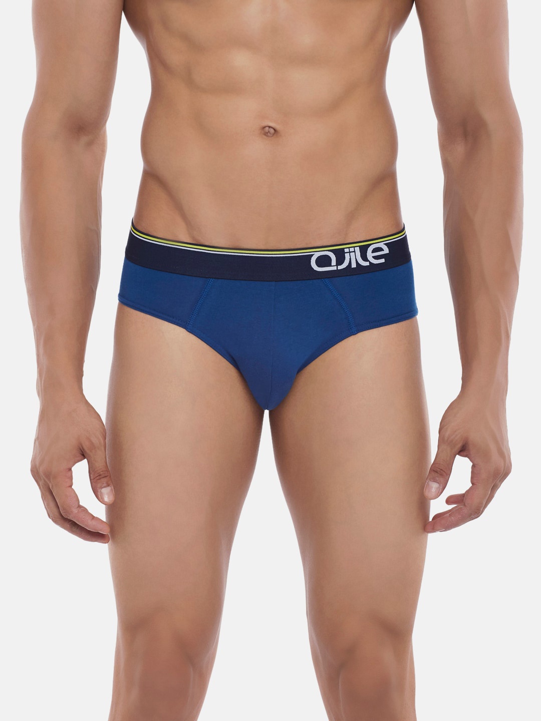 

Ajile by Pantaloons Men Blue Solid Cotton Briefs