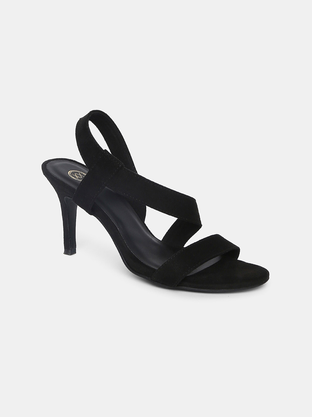 

20Dresses Black Striped PU Party Pumps