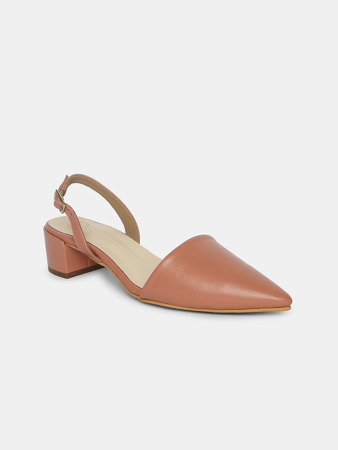 

20Dresses Pink PU Block Pumps