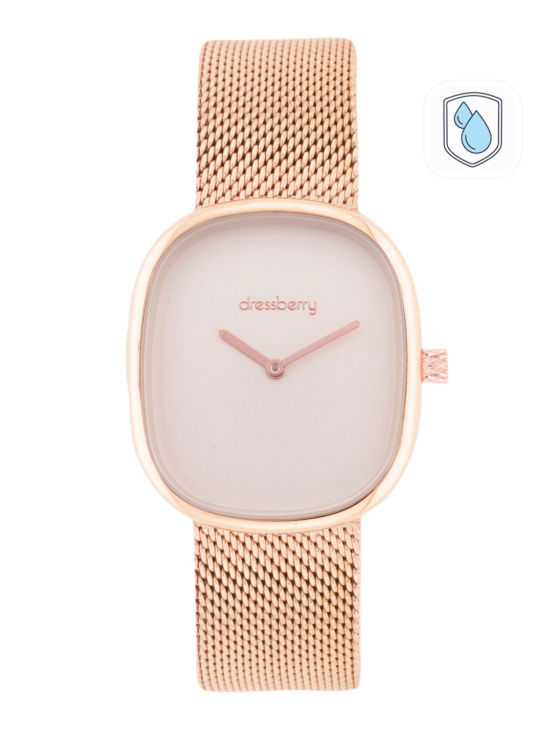

DressBerry Women Bracelet Style Analogue Watch MFB-PN-PF-DK2910A-ROSE GOLD, White