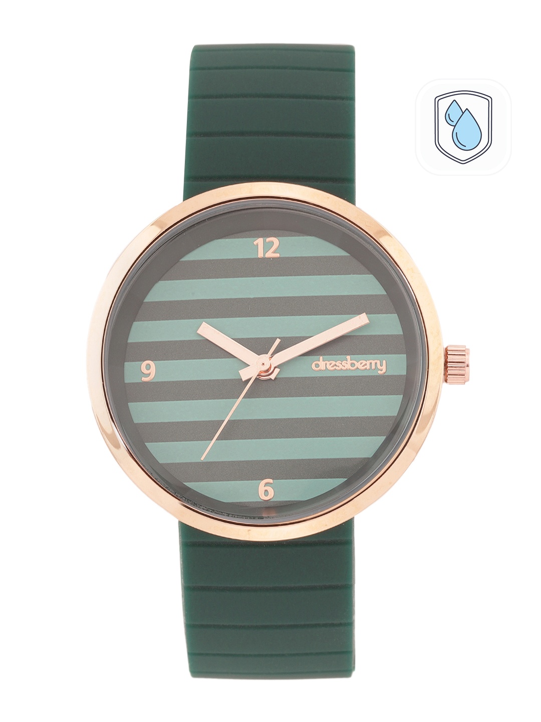 

DressBerry Women Striped Dial Analogue Watch MFB-PN-PF-DK2908-DARK GREEN