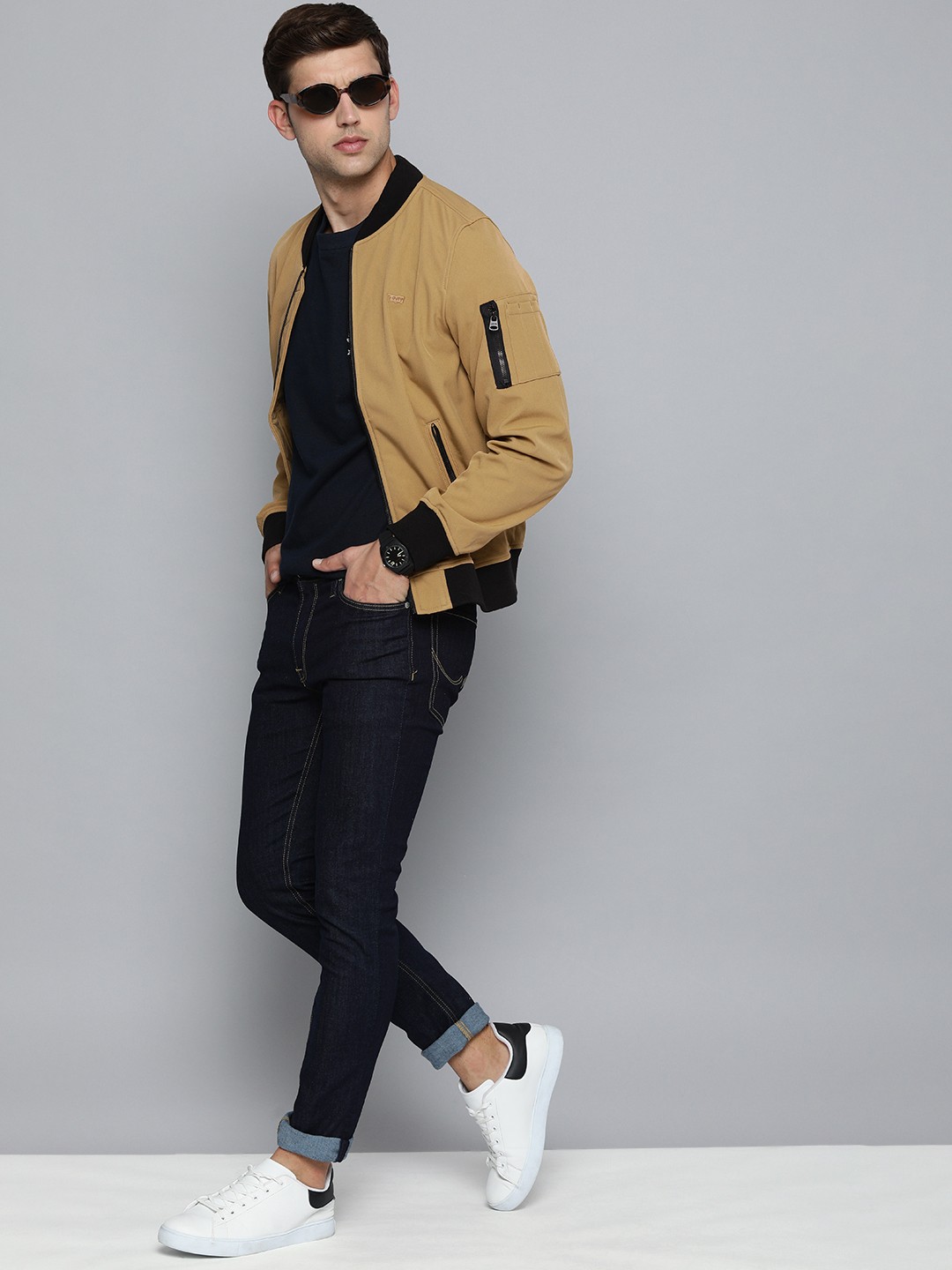 

Levis Men Brown Bomber Jacket