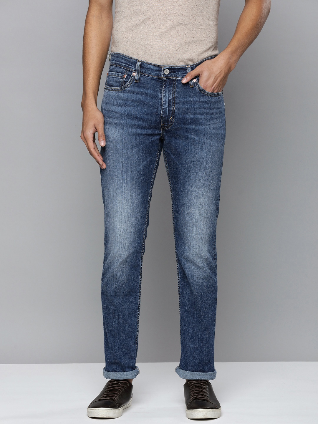 

Levis Men Blue 511 Slim Fit Heavy Fade Stretchable Jeans