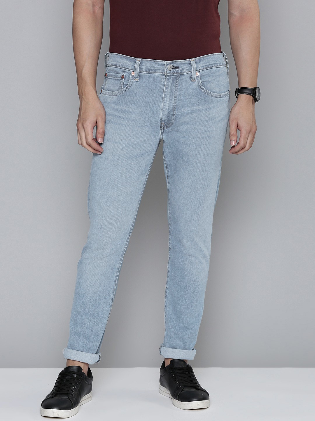 

Levis Men Blue 512 Slim Tapered Fit Heavy Fade Stretchable Jeans