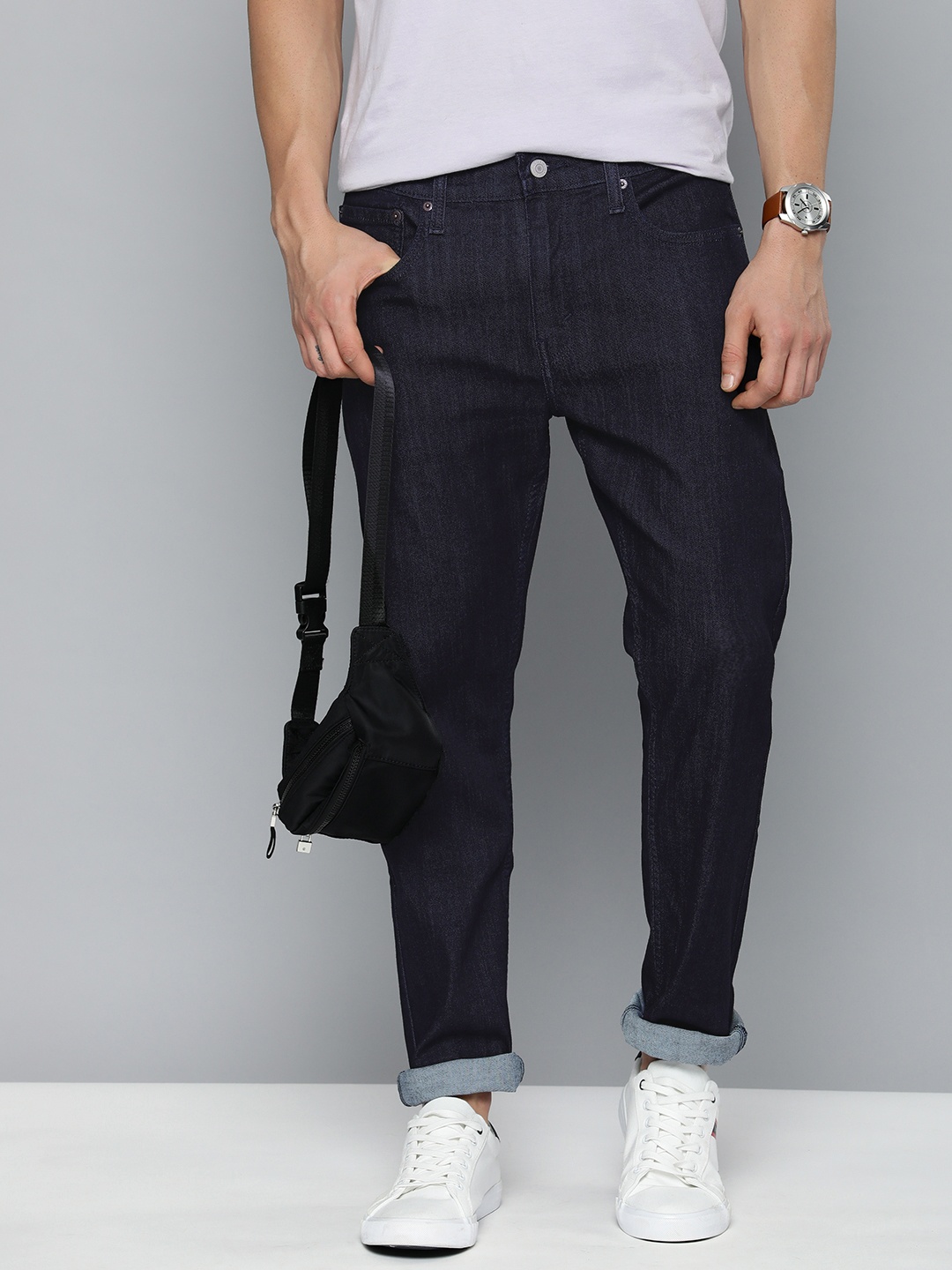 

Levis Men Blue 512 Slim Tapered Fit Mid Rise Stretchable Jeans