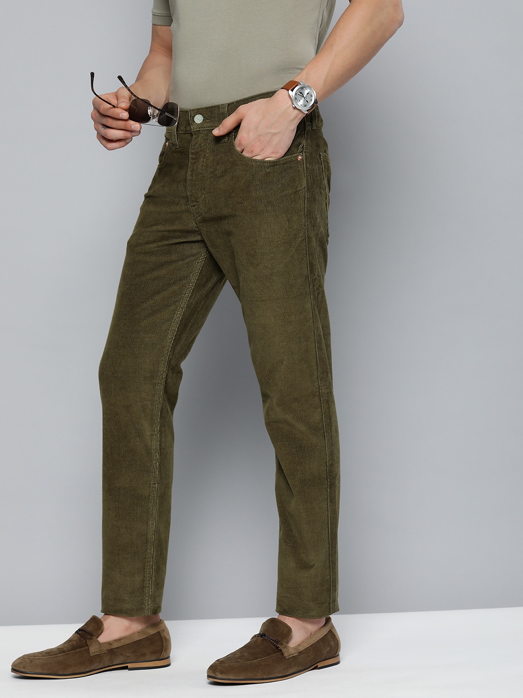 

Levis Men Khaki Slim Fit Stretchable Jeans