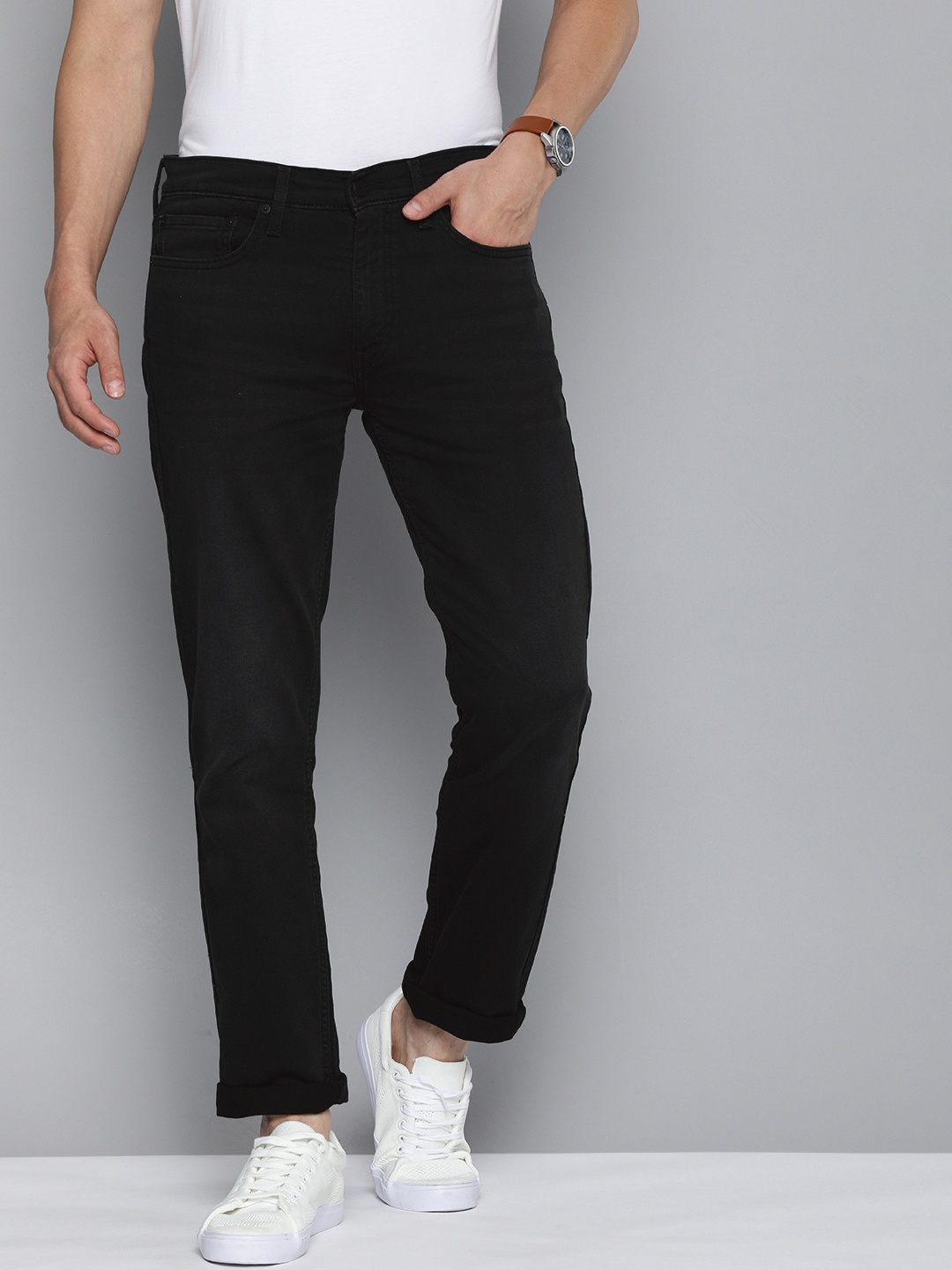 

Levis Men Black 511 Slim Fit Light Fade Stretchable Jeans