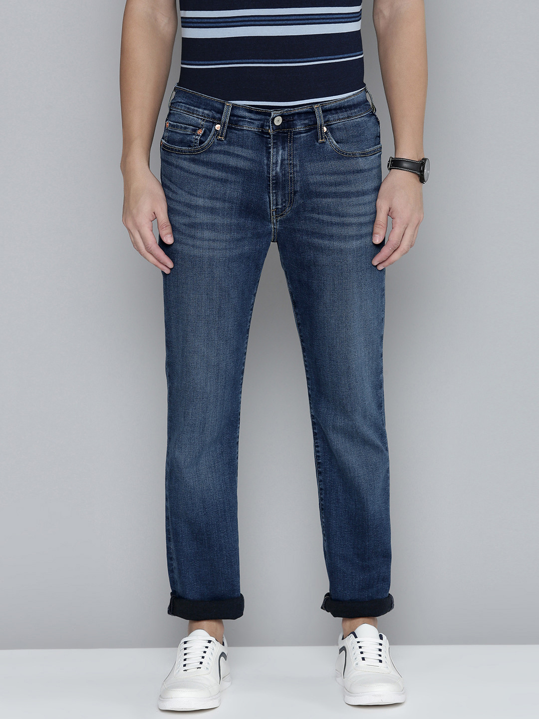 

Levis Men Blue 511 Slim Fit Light Fade Stretchable Jeans