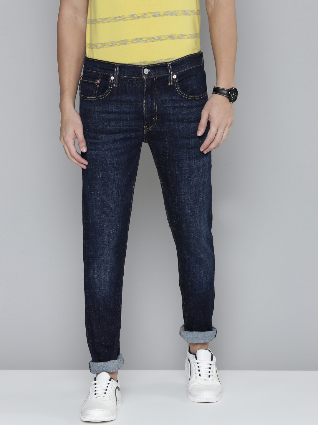 

Levis Men Blue Slim Fit Light Fade Stretchable Casual Jeans