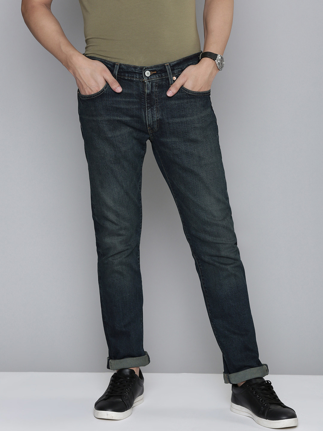 

Levis Men Blue 511 Slim Fit Light Fade Jeans