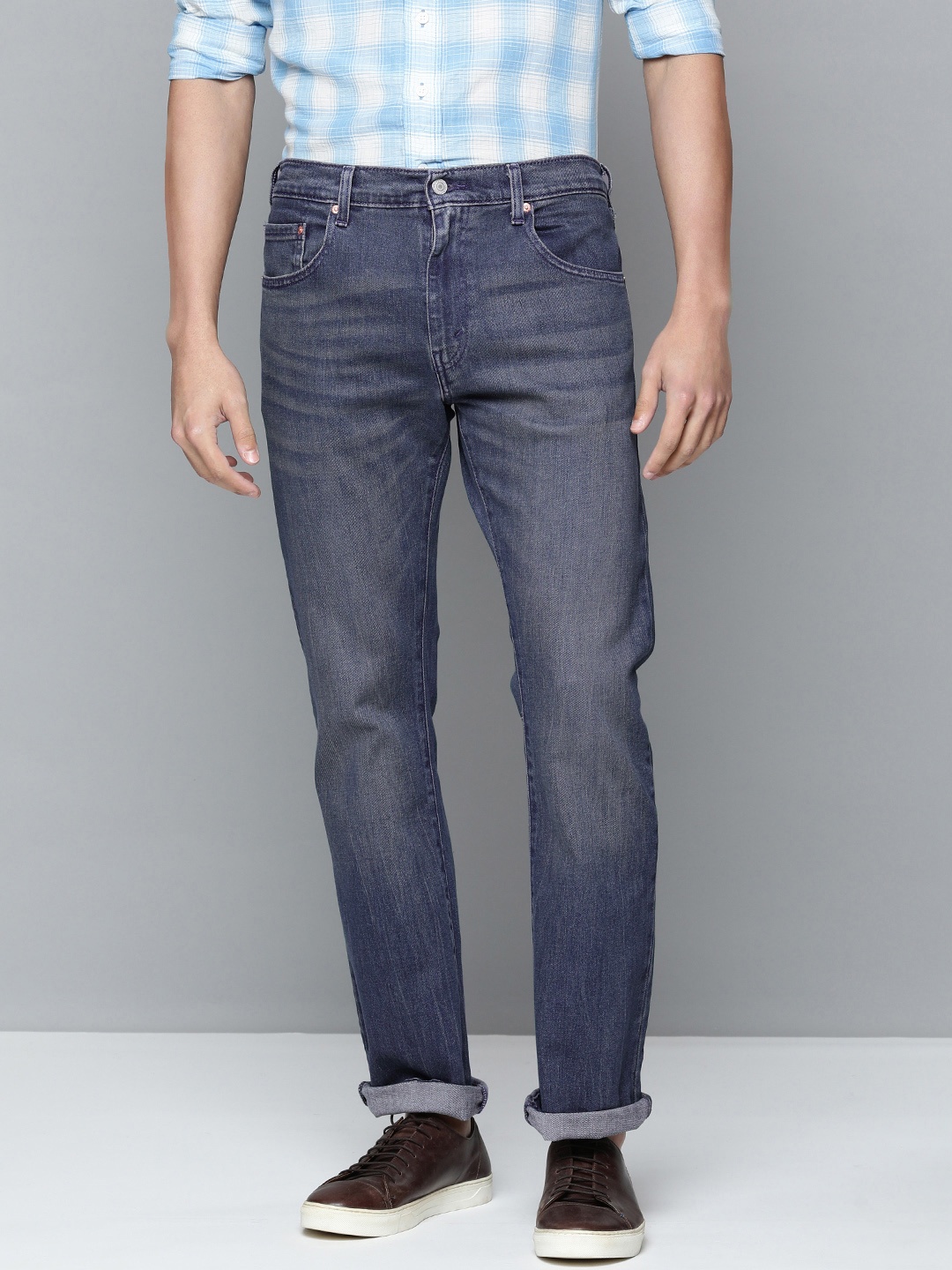 

Levis Men Blue 517 Slim Fit Heavy Fade Stretchable Jeans