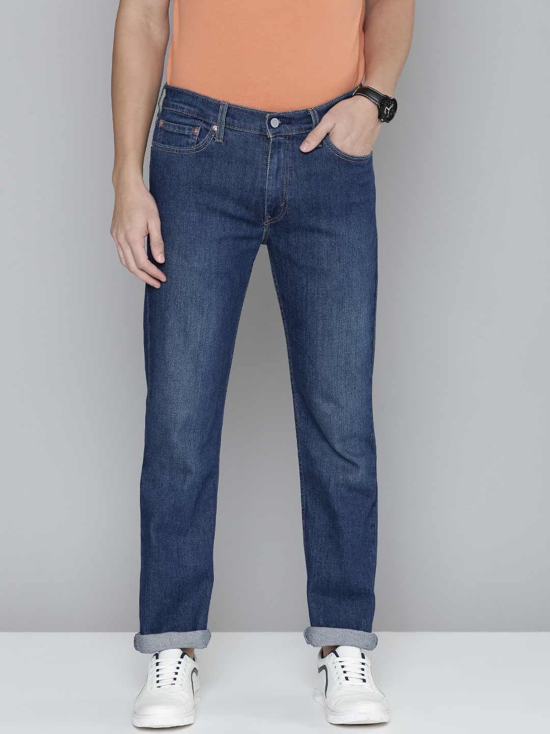 

Levis Men Blue 511 Slim Fit Light Fade Stretchable Jeans
