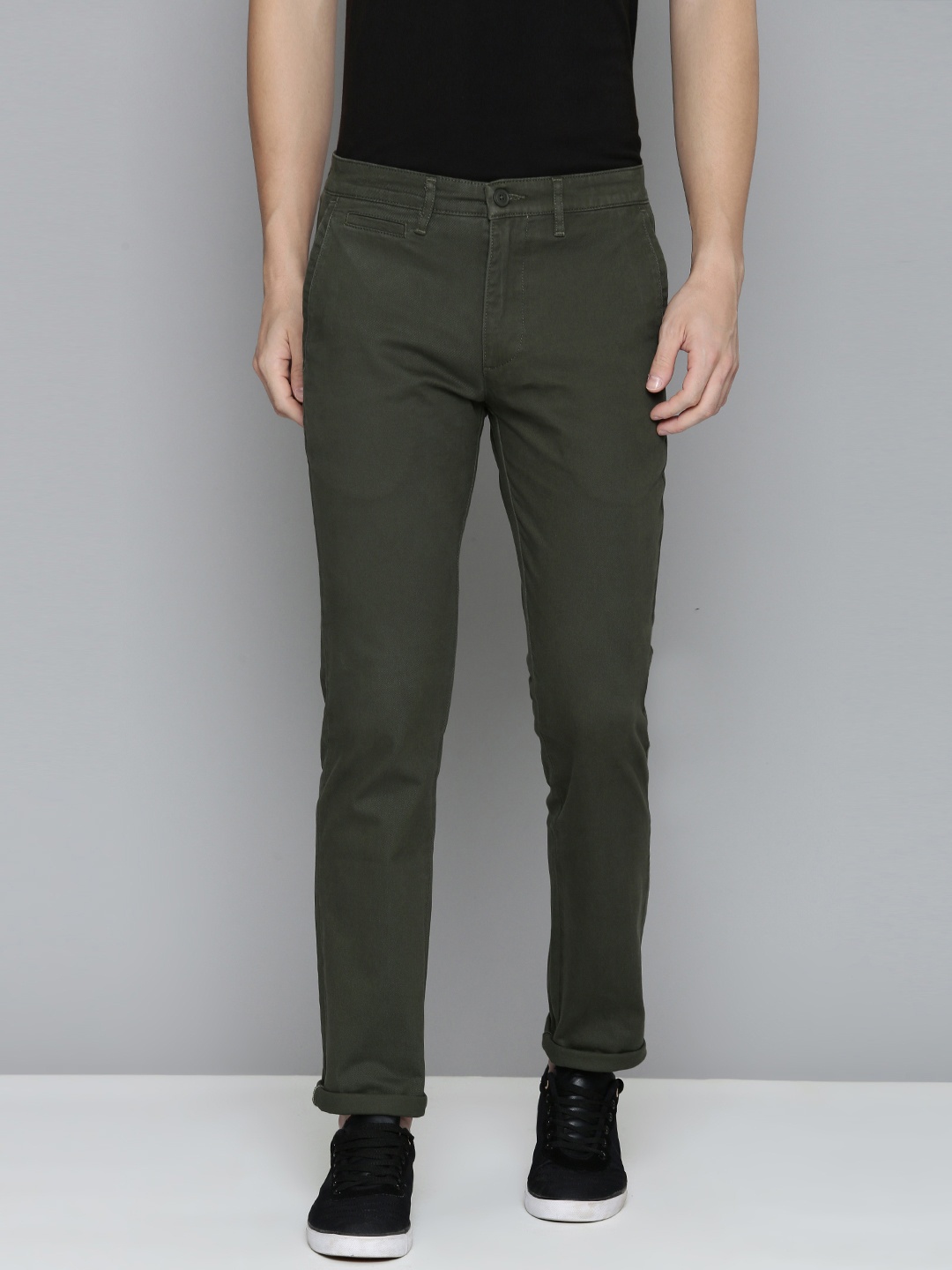

Levis Men Olive Green 511 Slim Fit Chinos