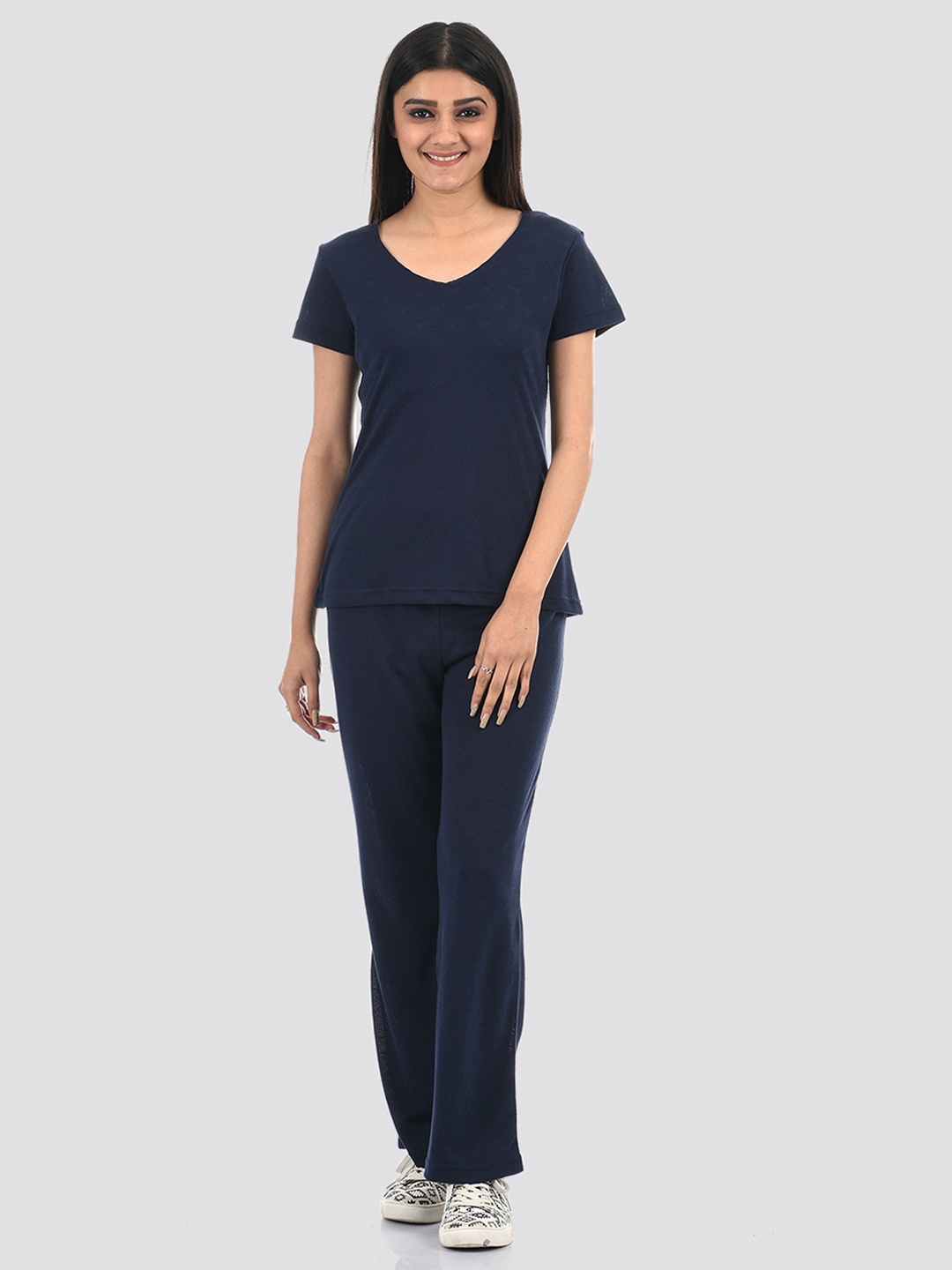 

ONEWAY Women Navy Blue Night suit