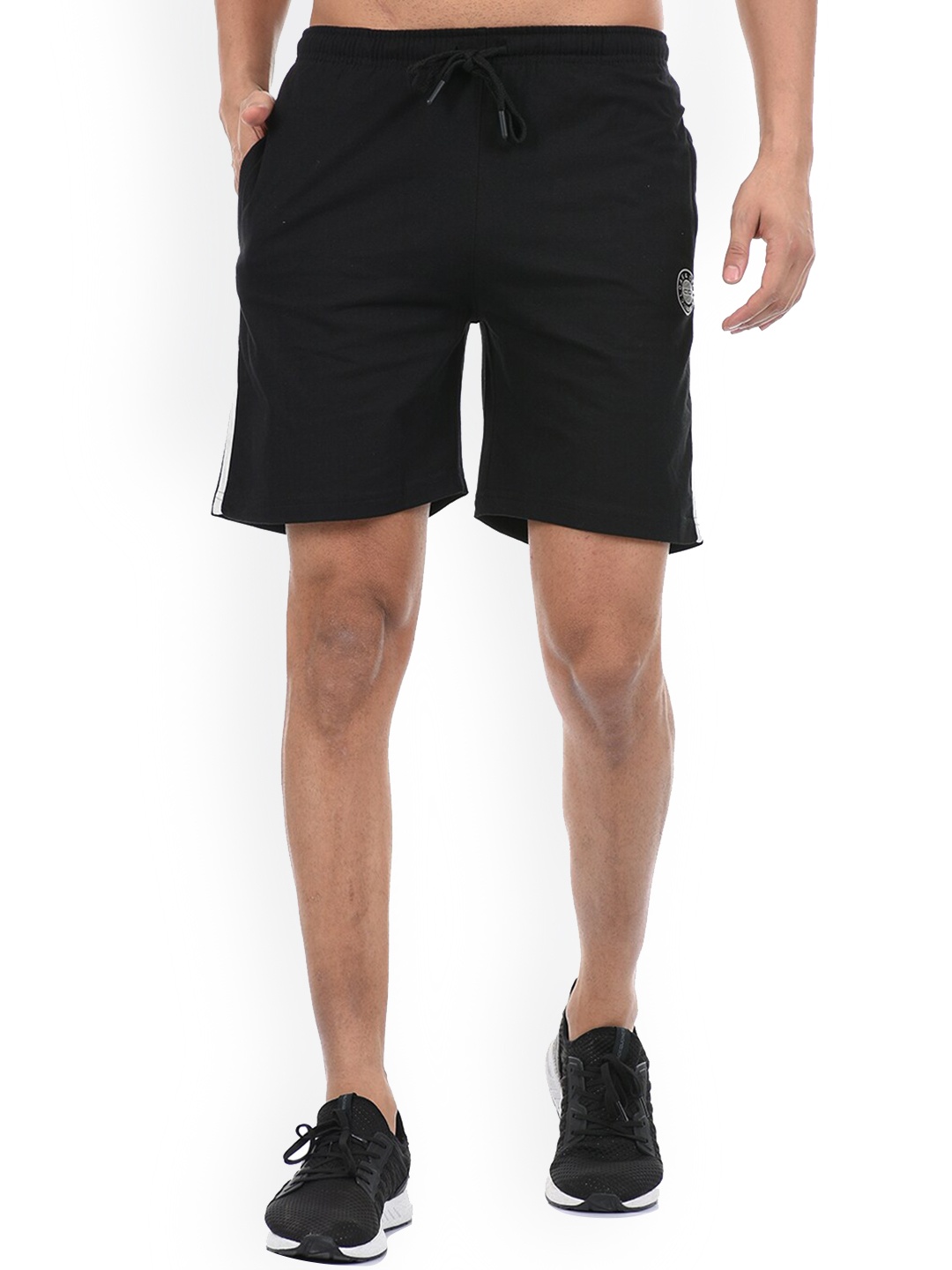 

Cloak & Decker by Monte Carlo Men Black Sports Shorts