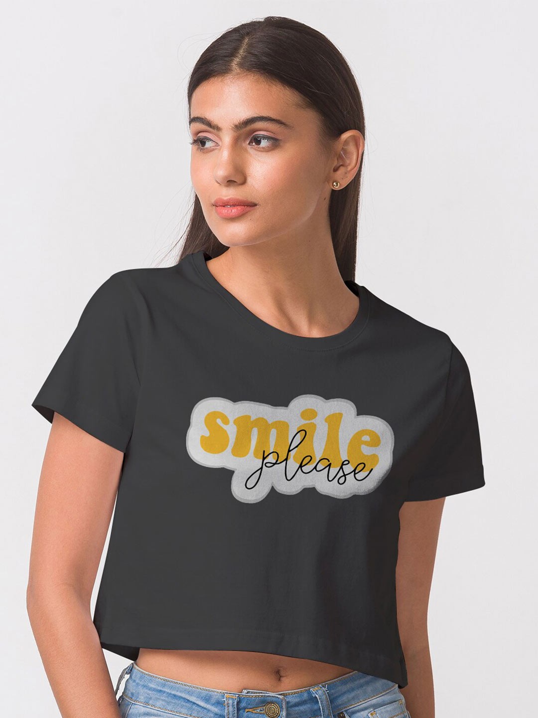 

FashionRack Women Black Typography Printed Antimicrobial T-shirt