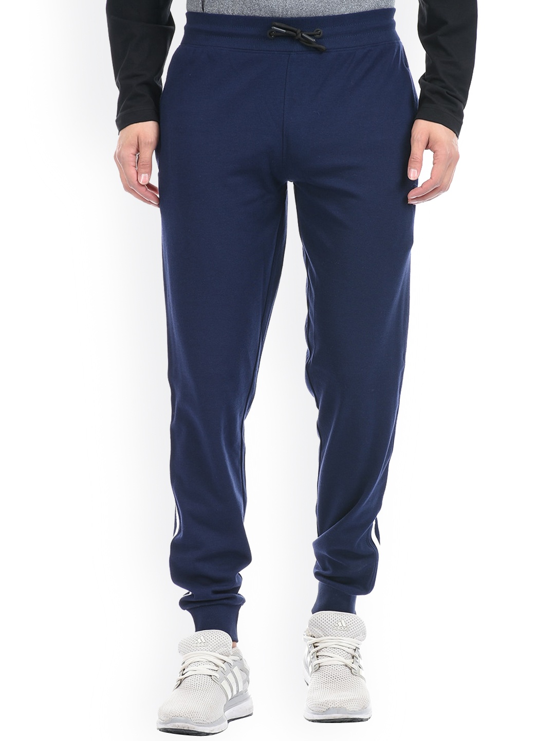 

ONEWAY Men Dark-Blue Solid Cotton Joggers