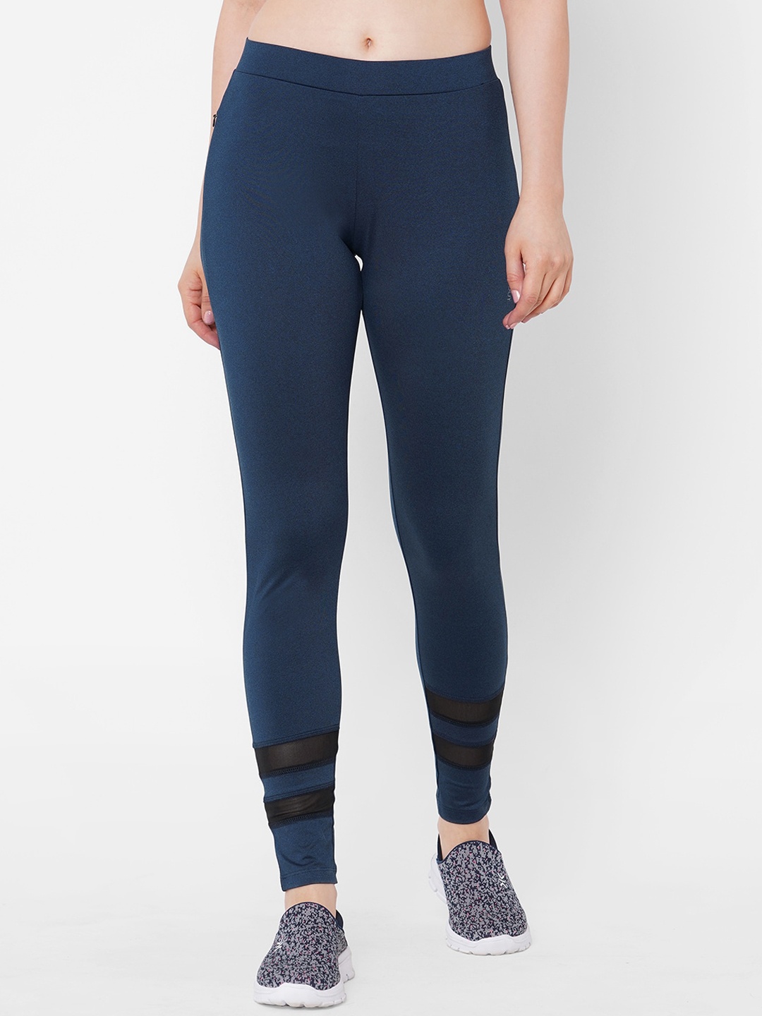 

Sweet Dreams Women Navy Blue Solid Dry Fit Slim Fit Track Pants