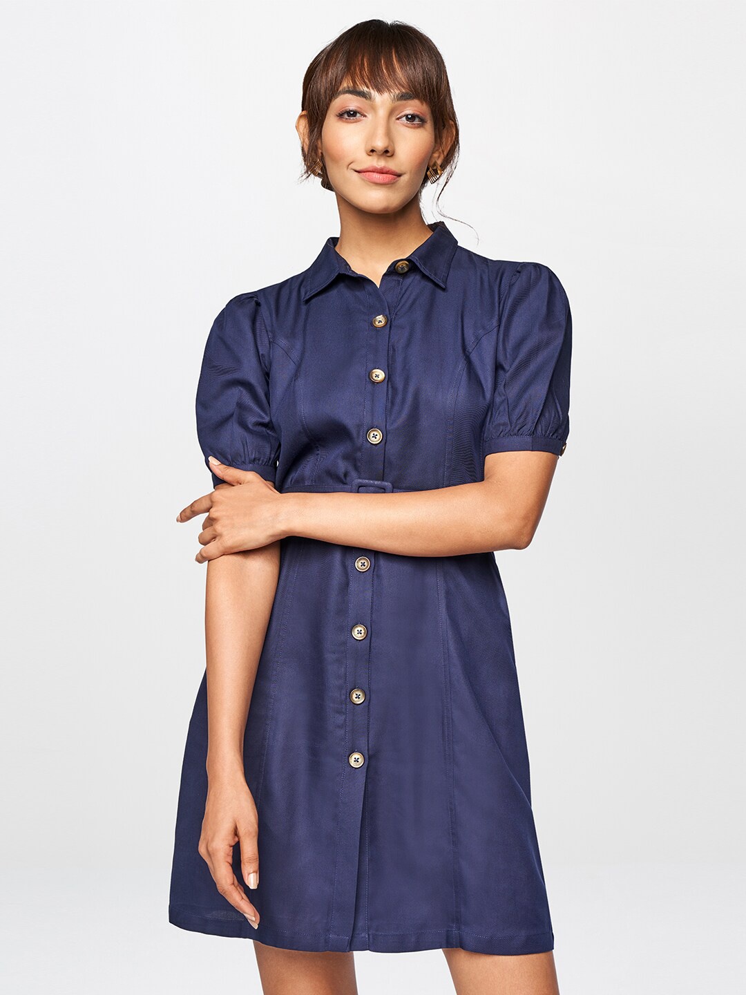 

AND Blue Sheath Dress
