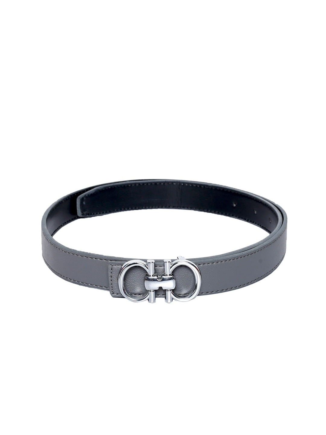 

thickskin Girls Grey Textured PU Belt