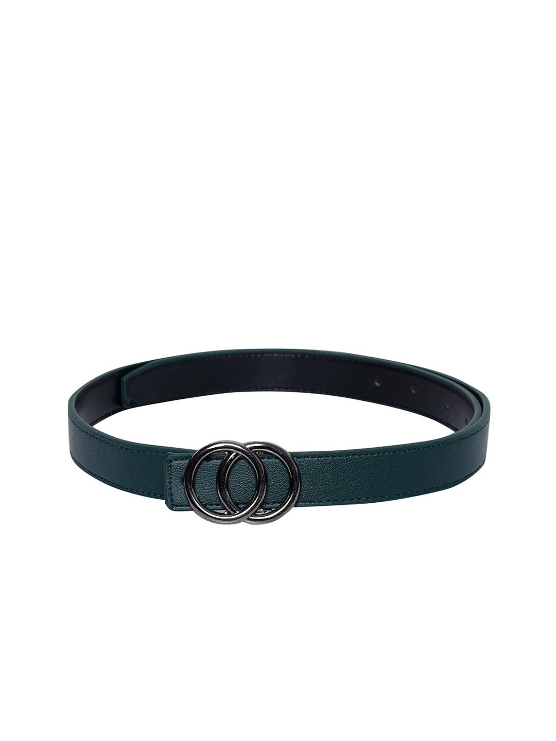 

thickskin Girls Green Solid Casual PU Belt