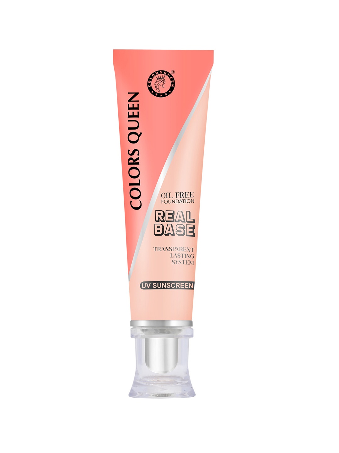 Colors Queen Real Base Oil Free Foundation with Sun Protection 40 ml - Rose Shimmer 05, Beige