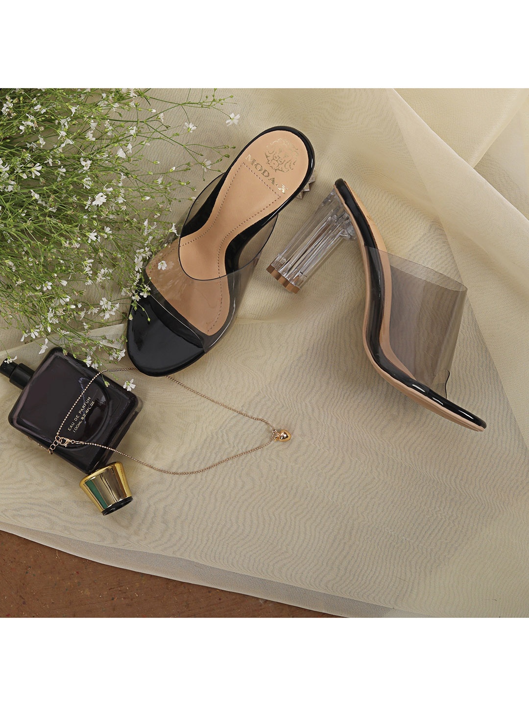

MODA-X Black Block Sandals