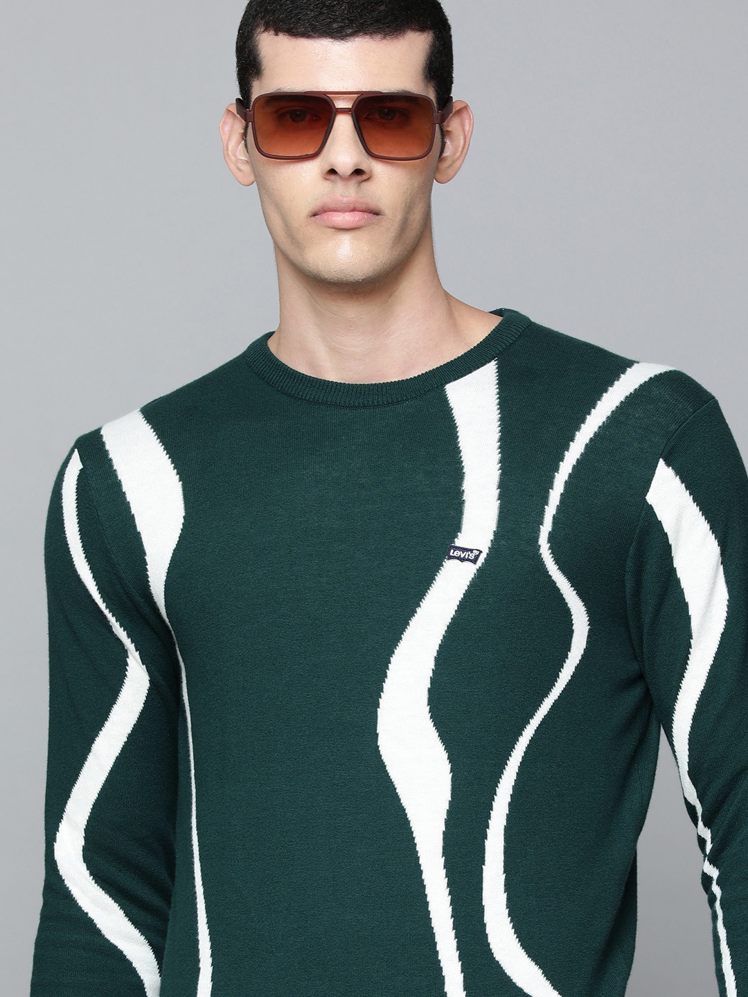 

Levis Men Green Sweatshirt