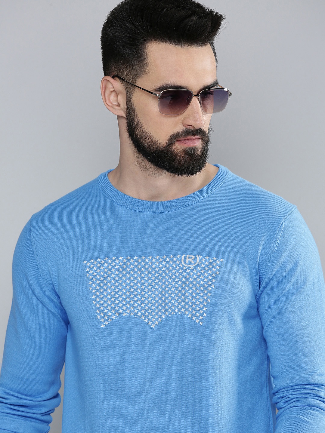 

Levis Men Blue Pure Cotton Sweatshirt