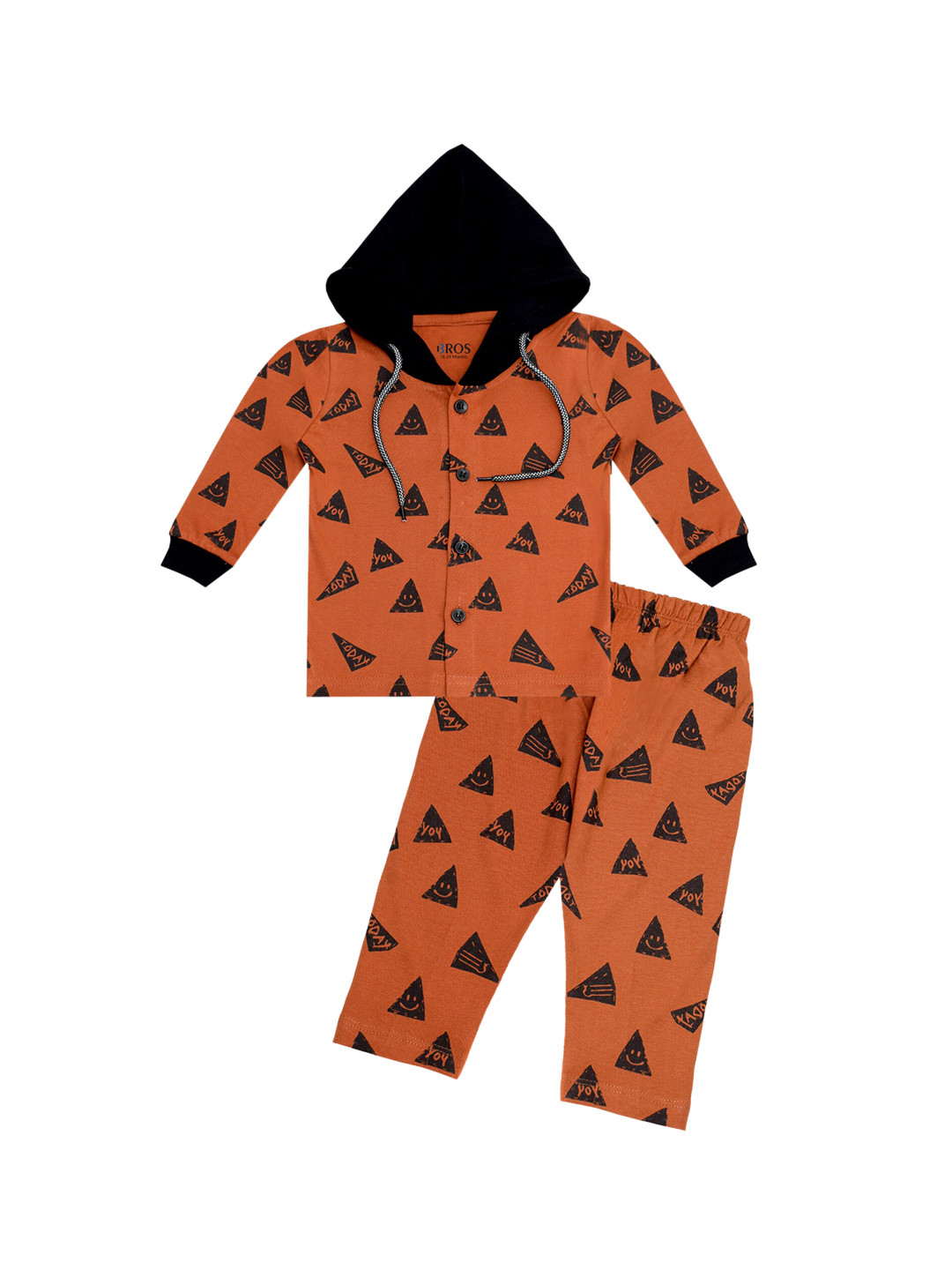 

3BROS Unisex Kids Rust Clothing Set