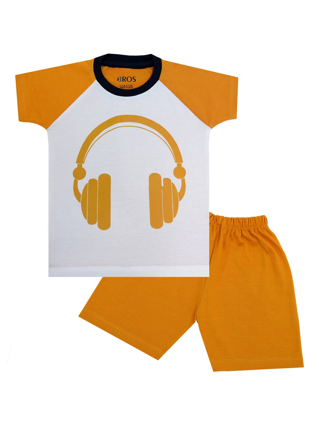 

3BROS Unisex Kids Gold Clothing Set