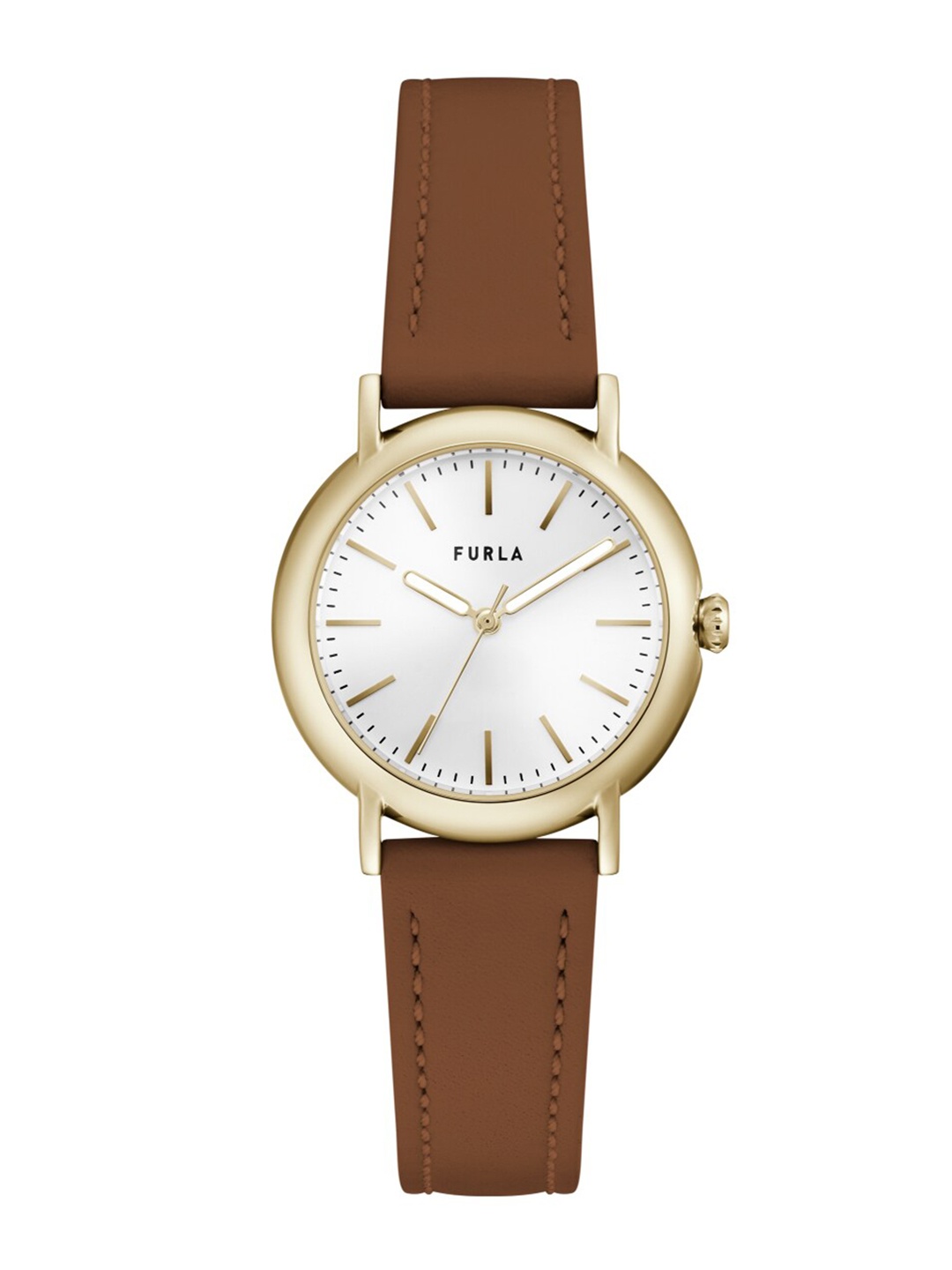 

Furla Women White Dial & Brown Leather Straps Analogue Watch