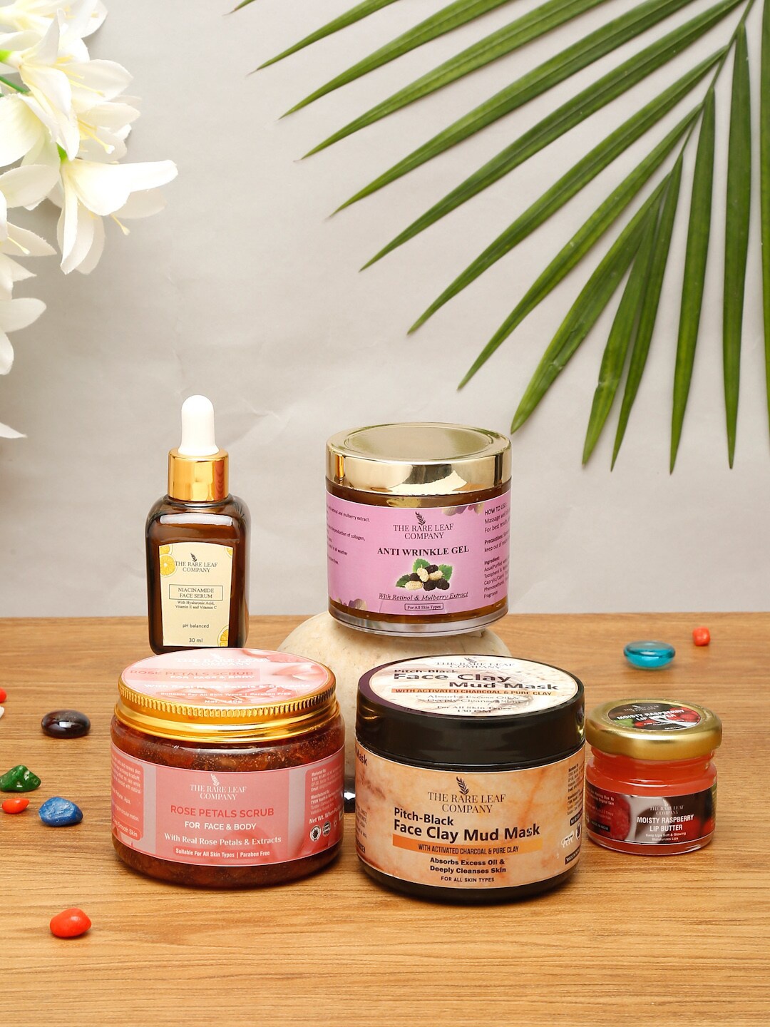 

THE RARE LEAF COMPANY Face And Body Skincare Routine Combo - 38, Multi