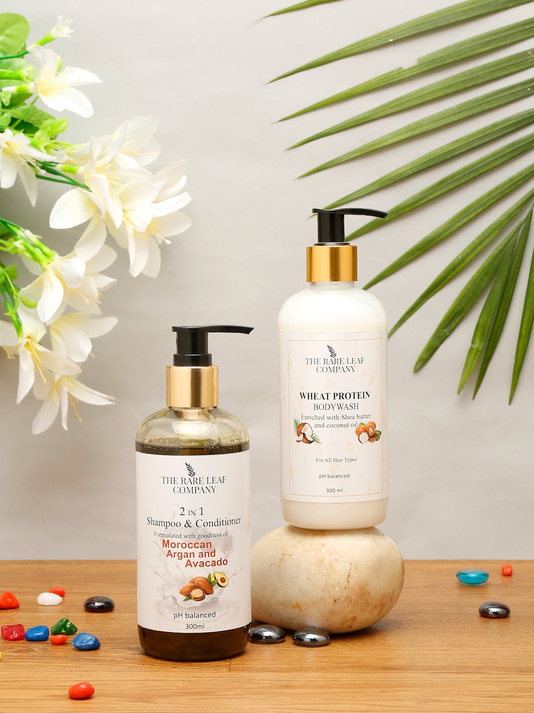 

THE RARE LEAF COMPANY Hair Routine Combo - 600 ml, White