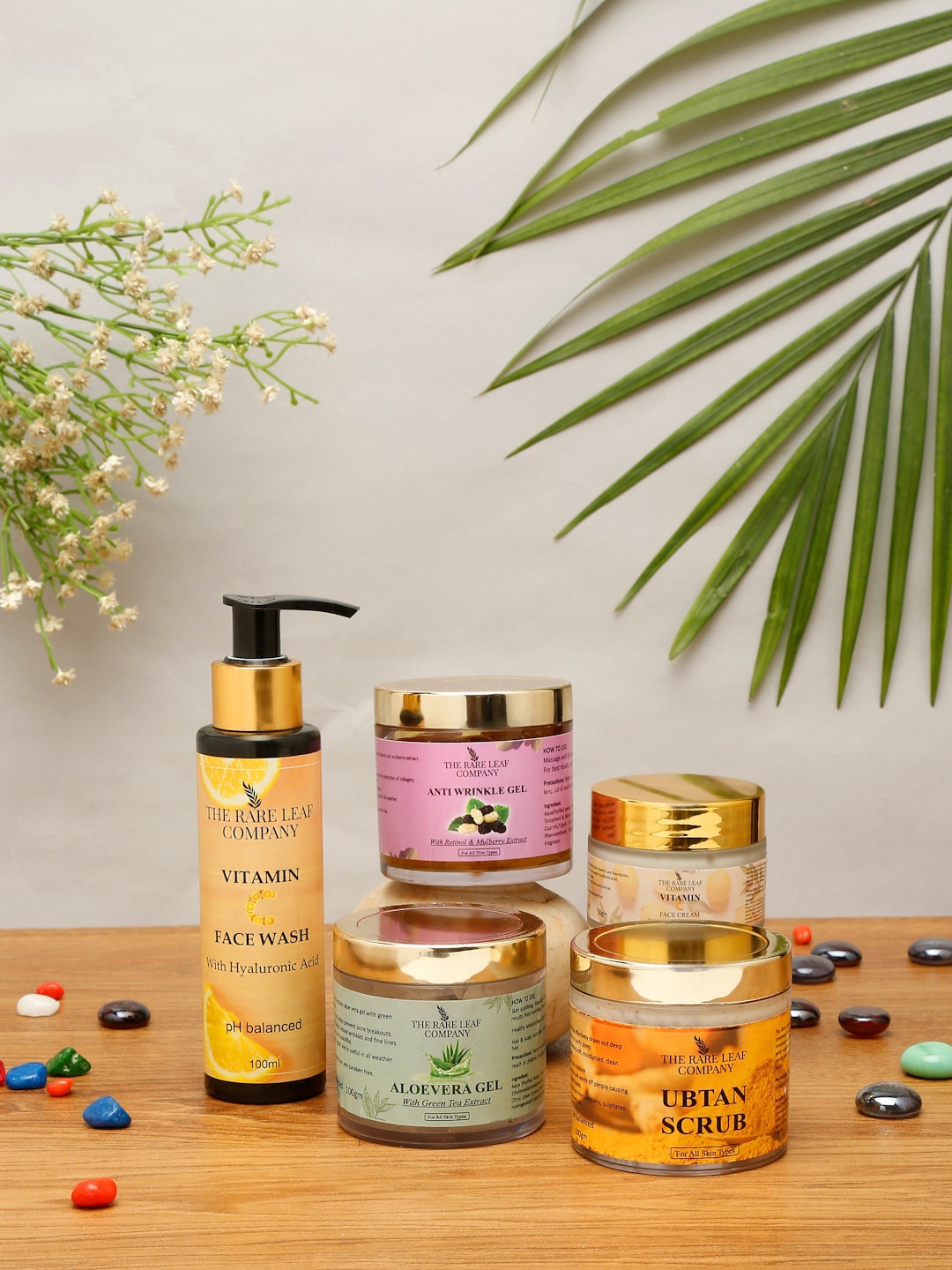 

THE RARE LEAF COMPANY Face Brightening Skincare Routine Combo - 17, Multi