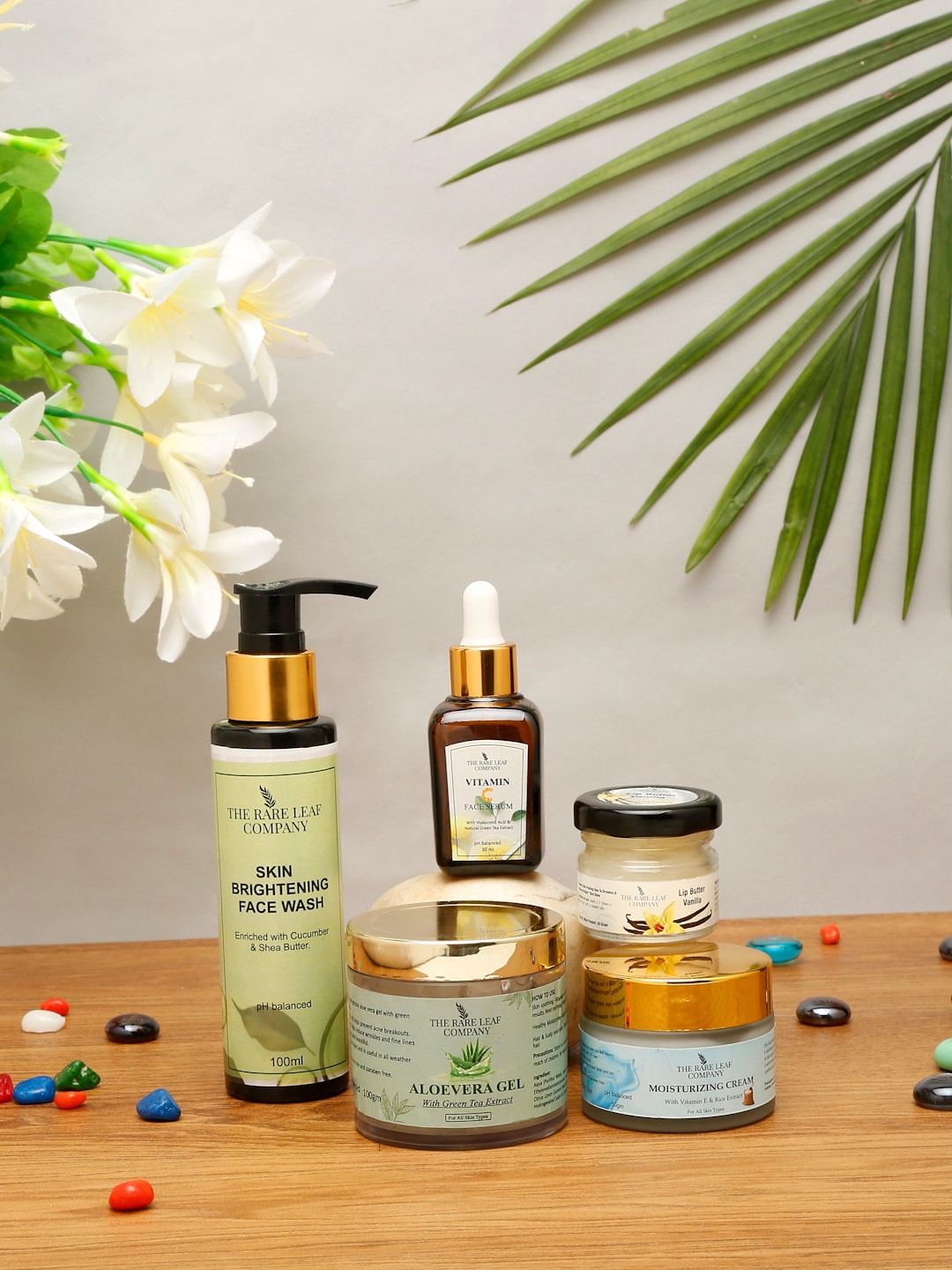 

THE RARE LEAF COMPANY Adults Face And Body Routine Combo, Multi
