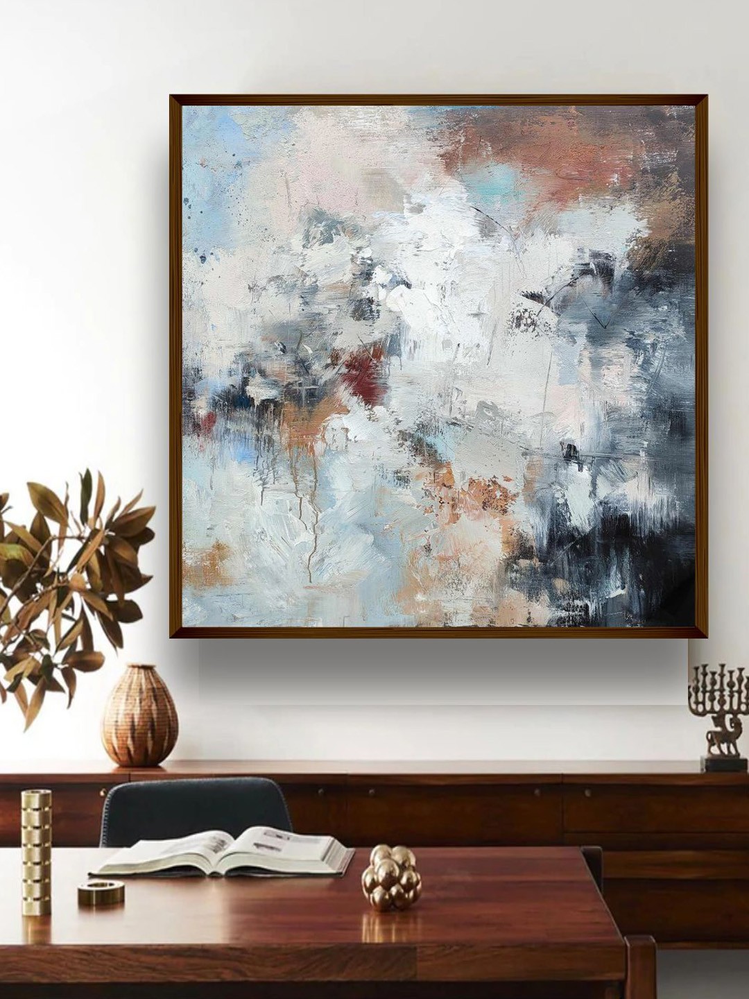 

The Art House Multicolour Abstract Wall Art, Multi