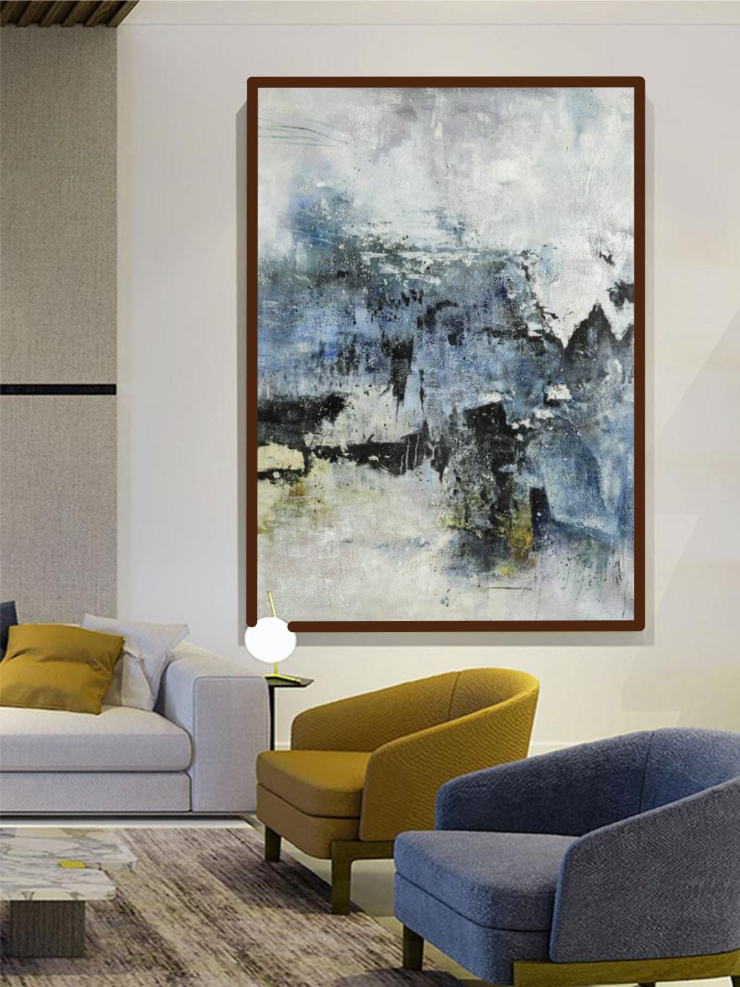 

The Art House Multicolour Abstract Wall Art, Multi