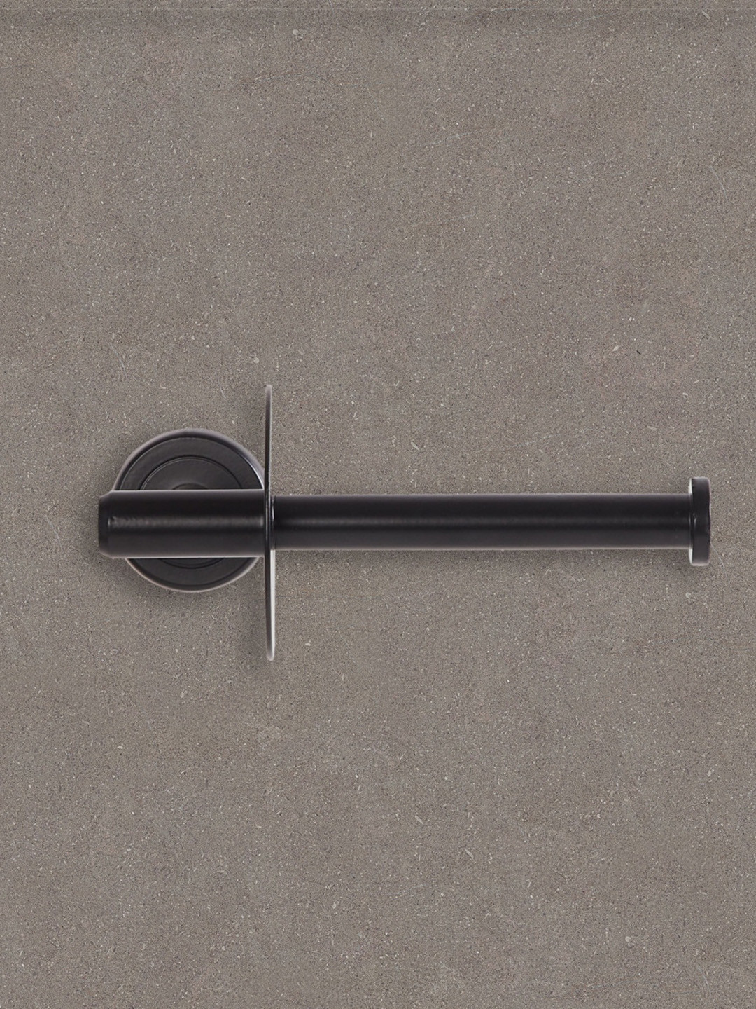 

Home Centre Orion Roselli Black Stainless Steel Single Toilet Roll Holder