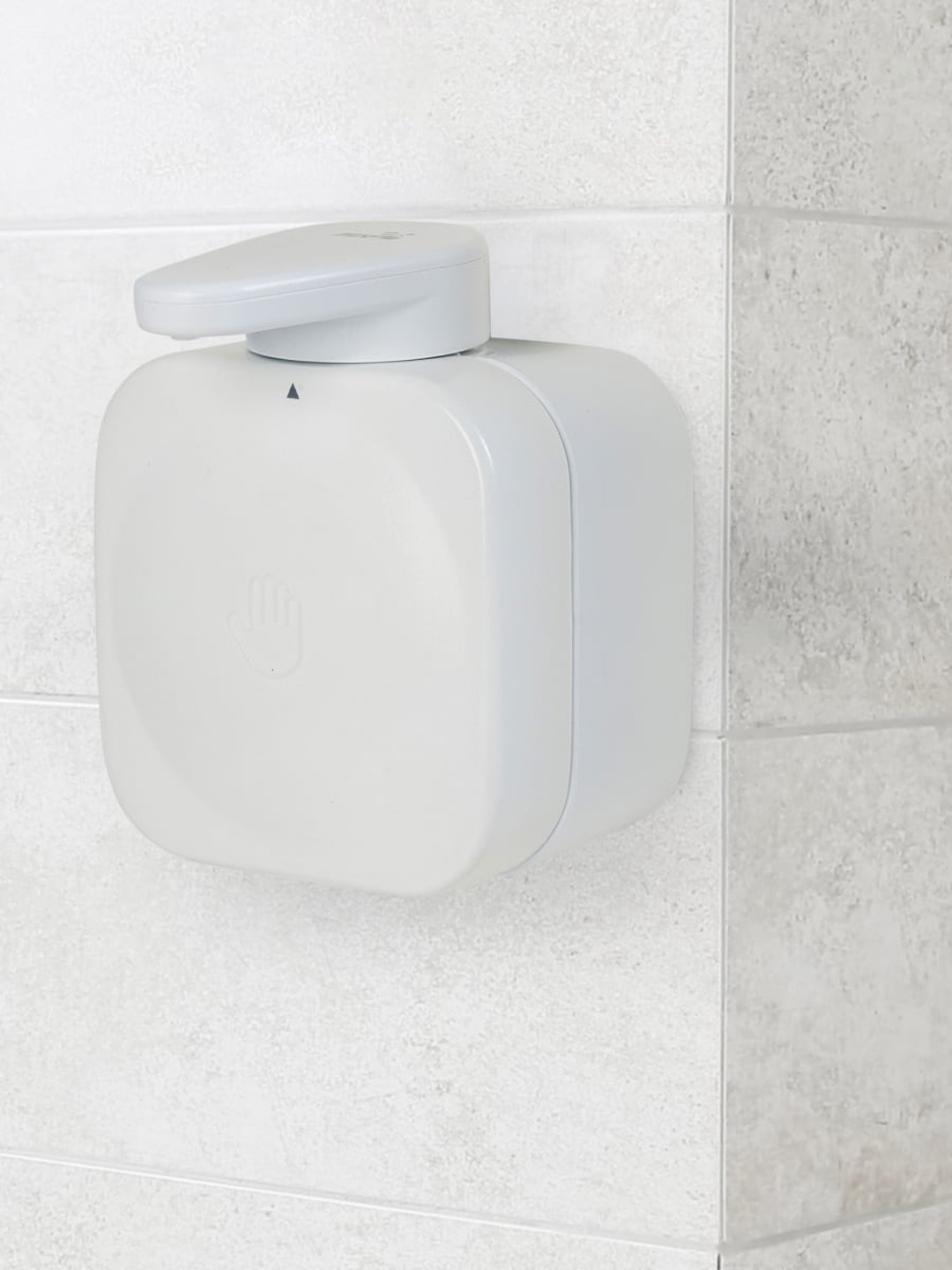 

Home Centre White Solid Adhesive Soap Dispenser