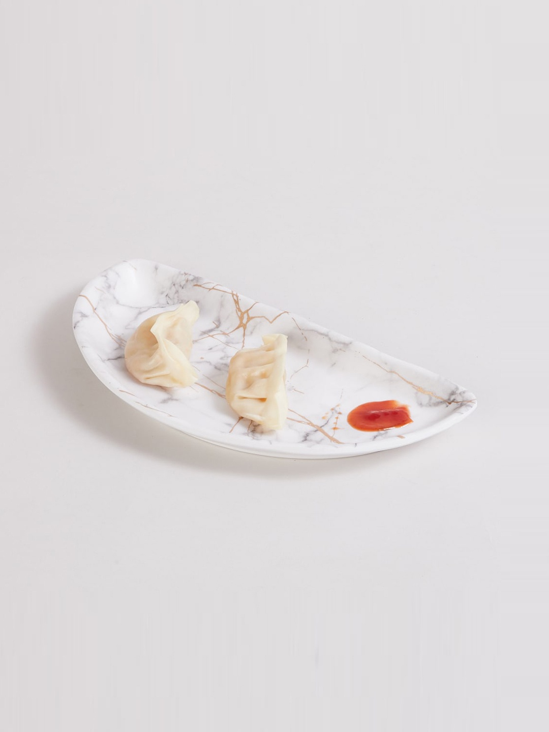 

Home Centre White Printed Melamine Platter