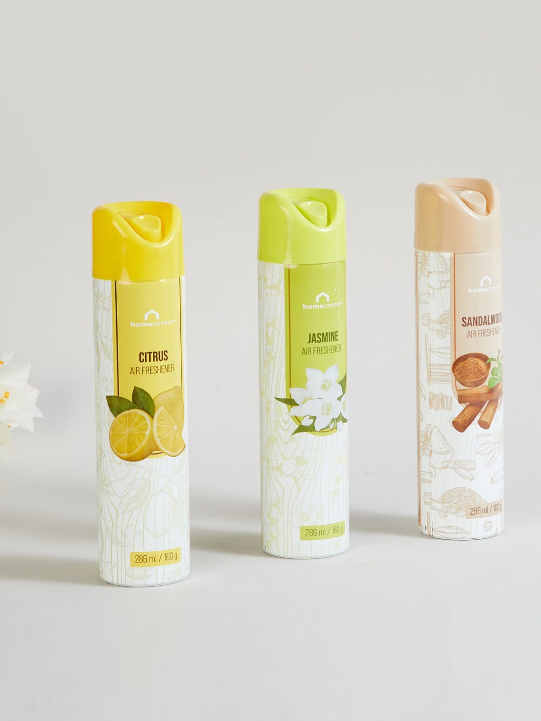 

Home Centre Pack of 3 Air Freshener Spray 286ml Each, Multi