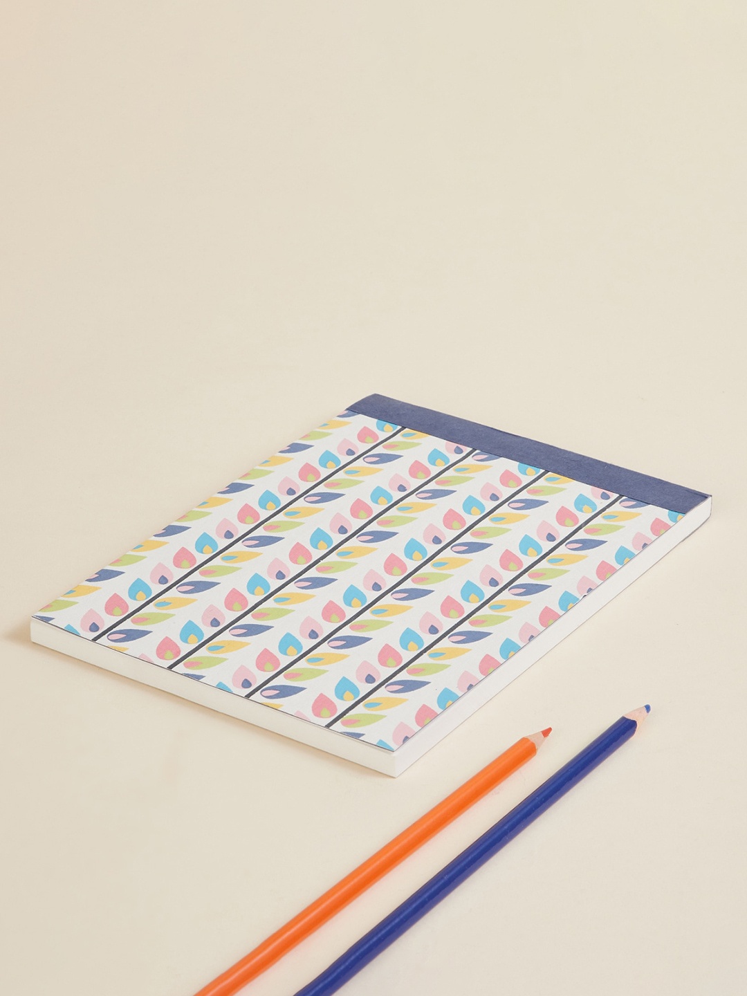 

Home Centre Corsica White Printed Note Pad